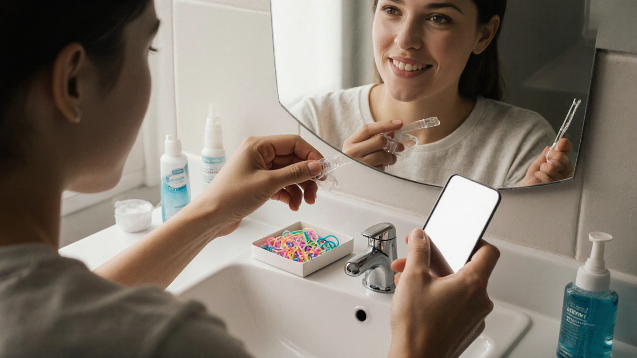 Gumičky na rovnátka: Jak je bezpečně vyměnit doma