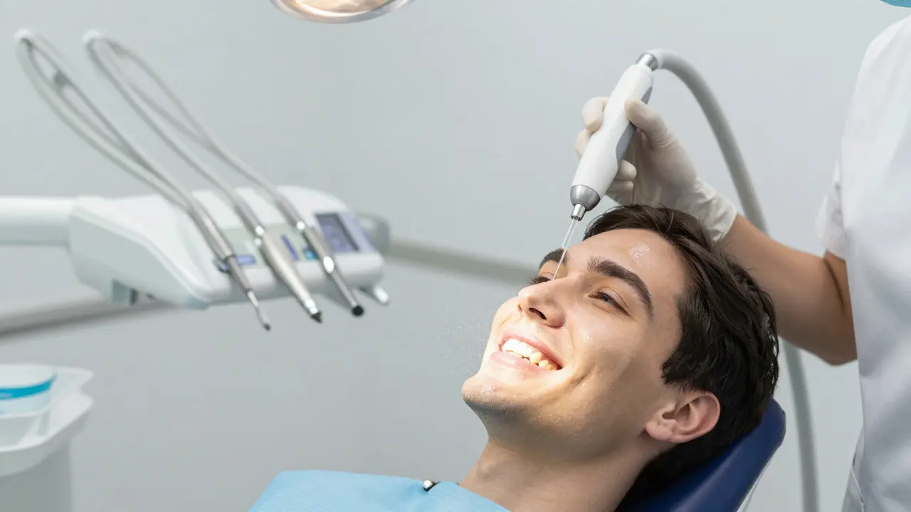 Jak se pískování zubů stalo populárním trendem v zubní péči