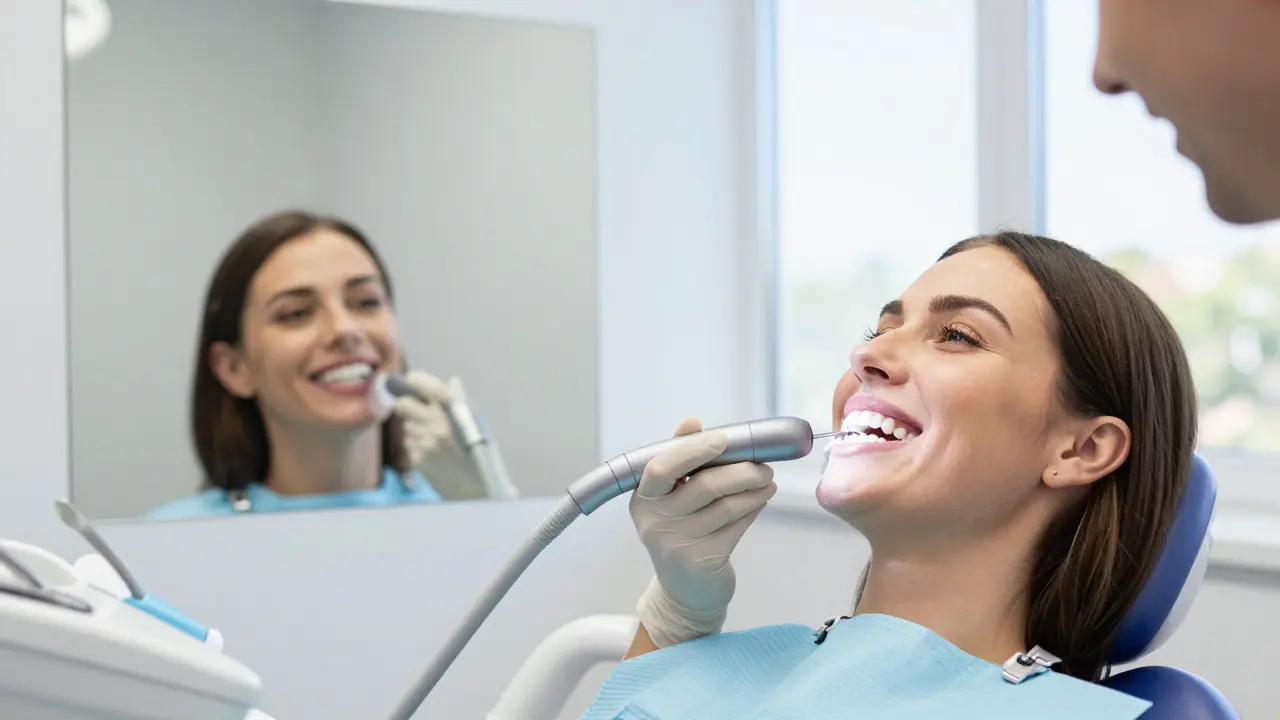 Jak se pískování zubů stalo populárním trendem v zubní péči