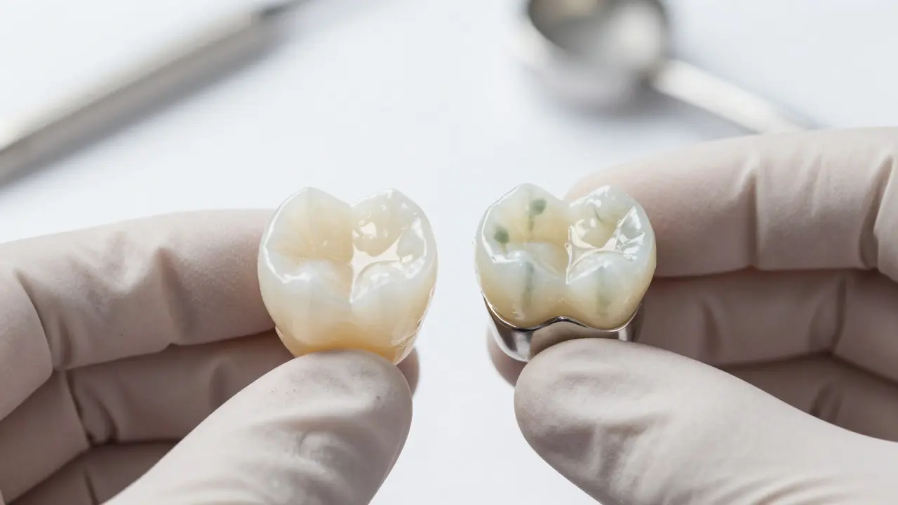 Celokeramické vs. metalokovové korunky: Které vydrží déle a jak se rozhodnout?